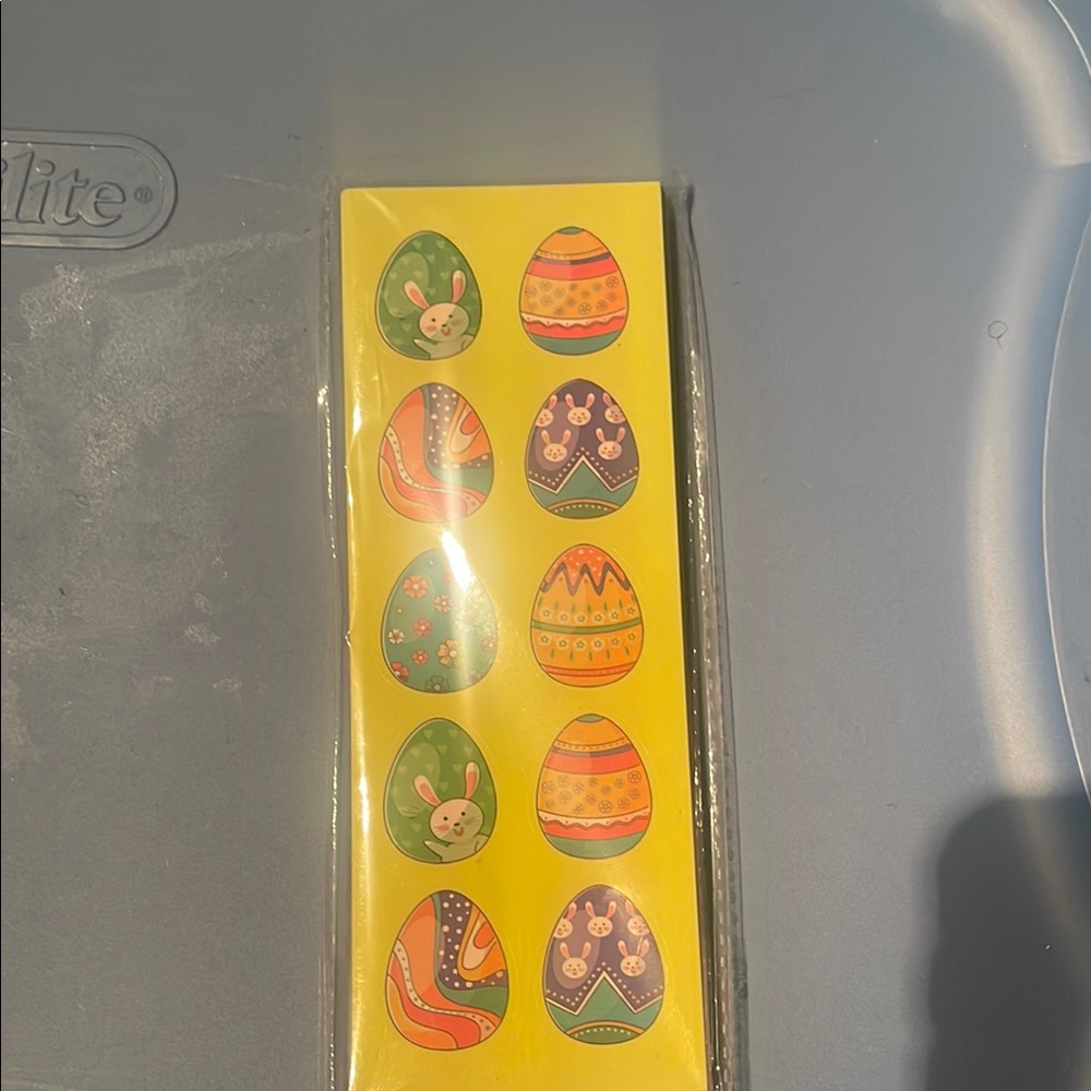 Colorful Easter Egg Stickers